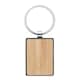image 3 of MidOcean Bendigo Rectangular Bamboo Keyring - Wood - One Size