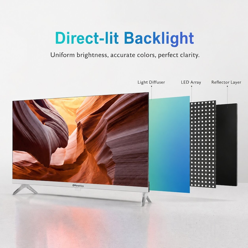 image 1 of EMtronics 32 Inch HD Ready LED TV - EM32HDRWD