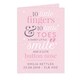 image 2 of Personalised '10 Little Fingers' Pink Baby Card