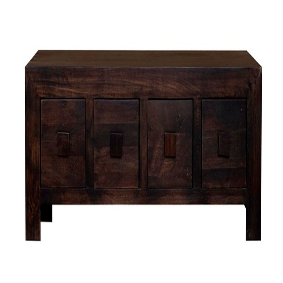 image 1 of 8 Draw Coffee Table - Mango Wood - L55 x W118 x H40 cm - Dark Finish | Brown
