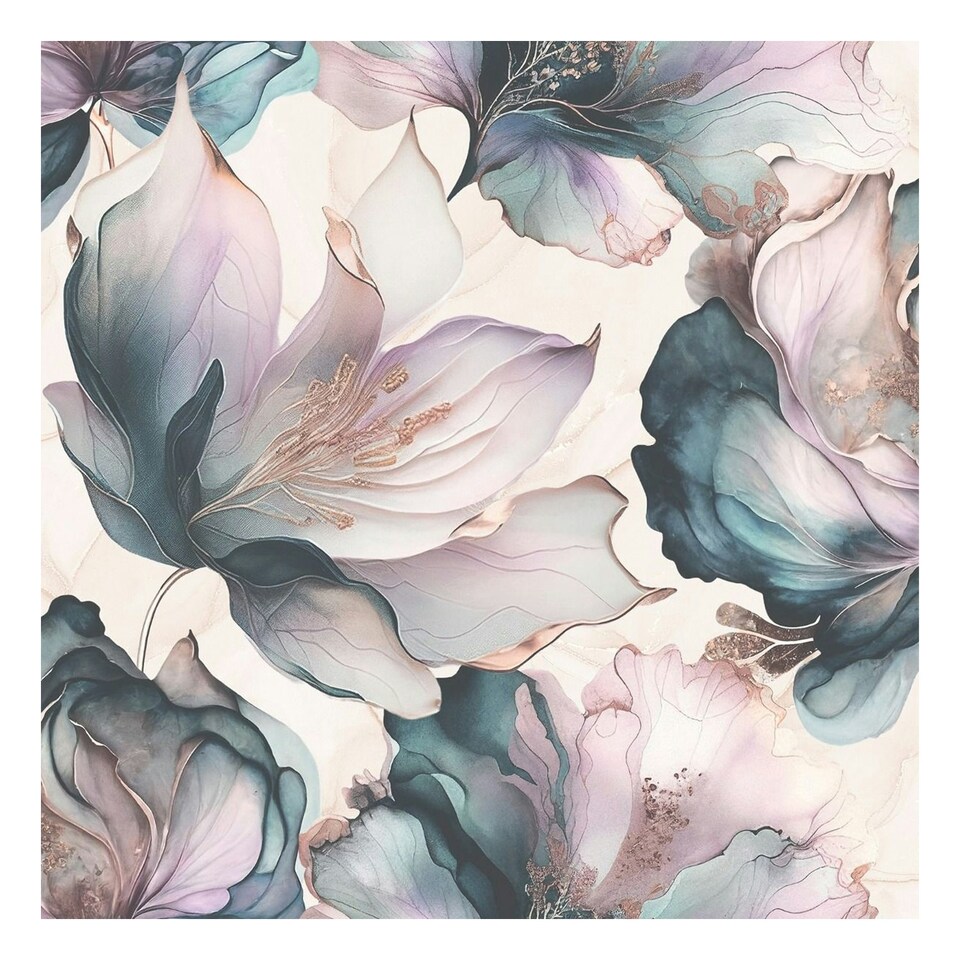 image 1 of World of Wallpaper Elysian Floral Wallpaper - Multicoloured - 10m x 53cm Multi