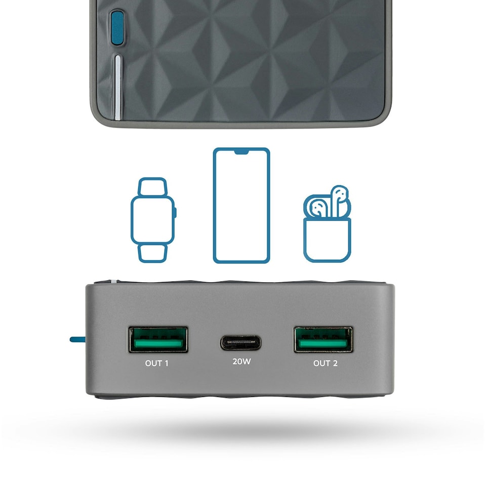 image 1 of Xtorm 20W Fuel Series Power Bank 20.000 Grey Blue