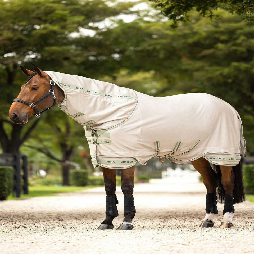 image 1 of LeMieux Arika Armour-Tek Fly Rug Grey | 7ft 0