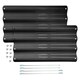 image 5 of Harbour Housewares 2pc Galvanised Steel Raised Garden Bed Extension Set - 50cm - Anthracite