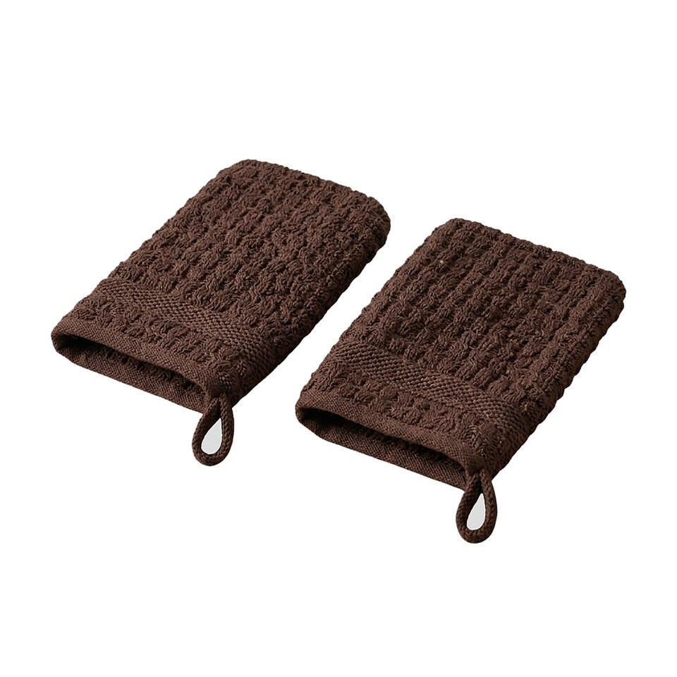 V520 - 2 Pack 100% Cotton Towel Mitts