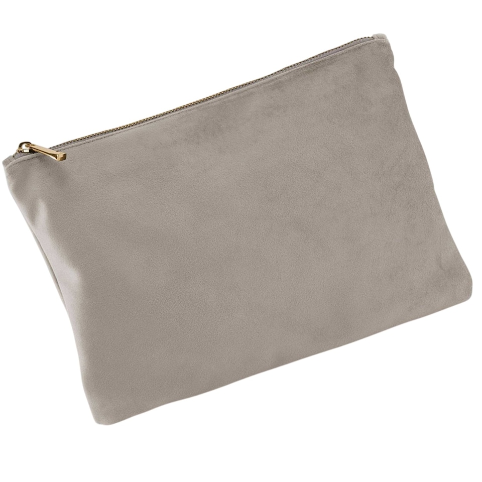 image 1 of Bagbase Plain Velvet Pouch | Multi | Moonstone | S | 1
