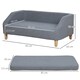 image 7 of PawHut Dog Sofa Bed Cat Sofa w/ Soft Cushion for Small Medium Large Dogs Grey