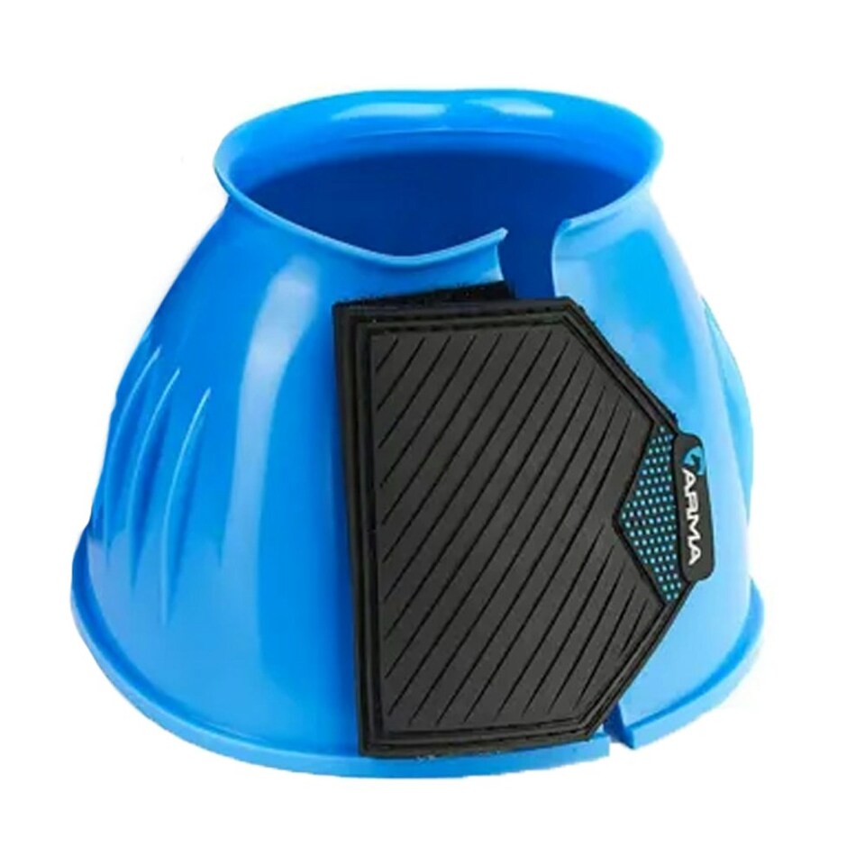 image 1 of ARMA Gloss Horse Overreach Boots - Blue - Cob Blue | M