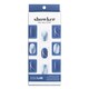 image 1 of Showker Gel Nail Strip # Cna401 Blackberry Marble - 1pcs