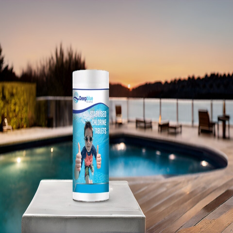 image 1 of Deep Blue Professional - 200g STABILISED Chlorine Tablets 1kg SLOW RELEASE