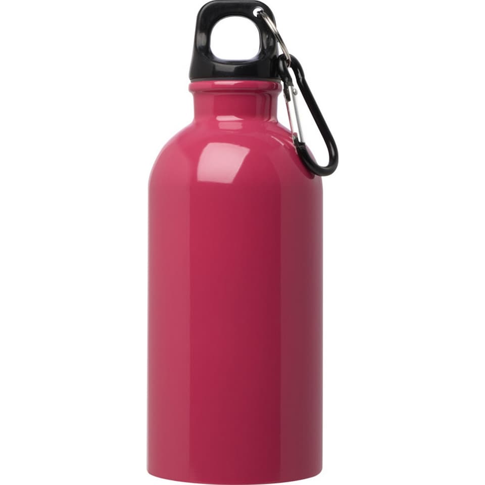 image 1 of Floso Stainless Steel Single Wall 400ml Water Bottle | Pink | Magenta | 1