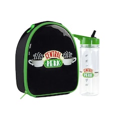 Friends Central Perk Lunch Bag and Bottle Set - Black/Green - One Size