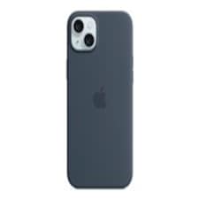 Apple - Back cover for mobile phone - MagSafe compatibility - silicone - storm blue - for iPhone 15 Plus
