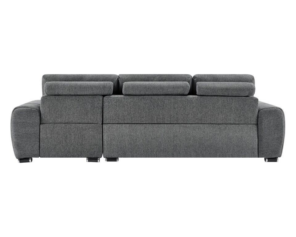 image 1 of The Capri 3 Seater Corner Sofa in Grey, Silver or Beige | Grey | One Size
