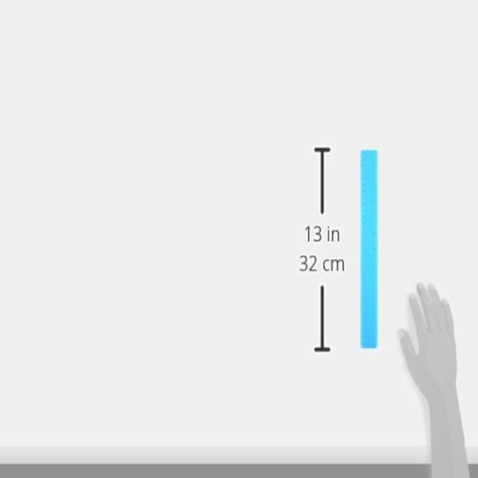 image 1 of Just stationery 12" 30cm Transparent Bendy Flexible Ruler School
