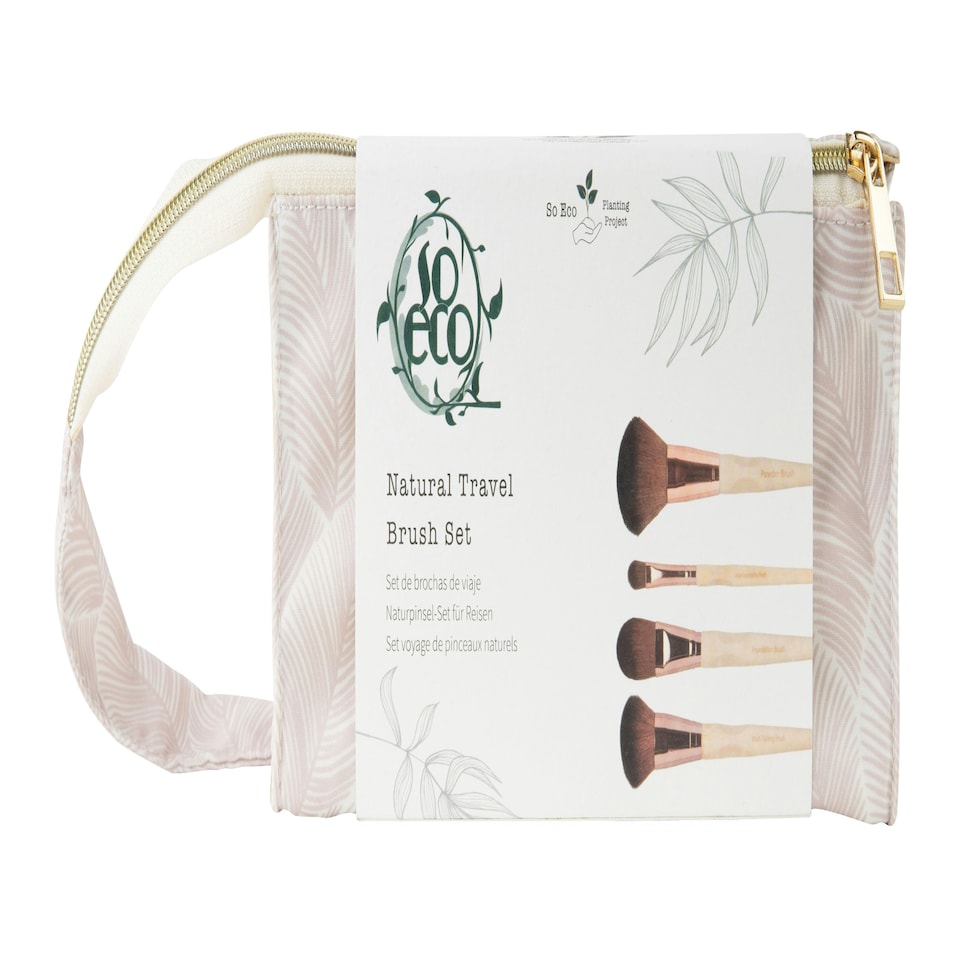 image 1 of So Eco Natural Travel Brush Set