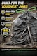 image 3 of Hero Webtech Super Strong Black Embossed Drawstring Bin Bags 114L – 28 Heavy Duty Tear-Resistant Refuse Sacks
