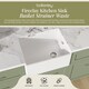 image 2 of Balterley Fireclay Kitchen Sink Basket Strainer Waste by Balterley | Silver | Chrome | 1