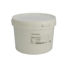 Copper Clout Nails 32 x 2.65mm - 5kg Tub -