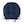 Navy, Harbour Housewares Round Garden Chair Seat Cushion - Navy | Blue | Navy