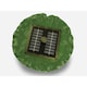 image 1 of Primrose Floating Lily Pad Solar Water Fountain with Lights & Remote 36cm