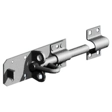 6 inch Brenton Sliding Bolt, Pad Lockable, Fits All Gates - Galvanised | Silver