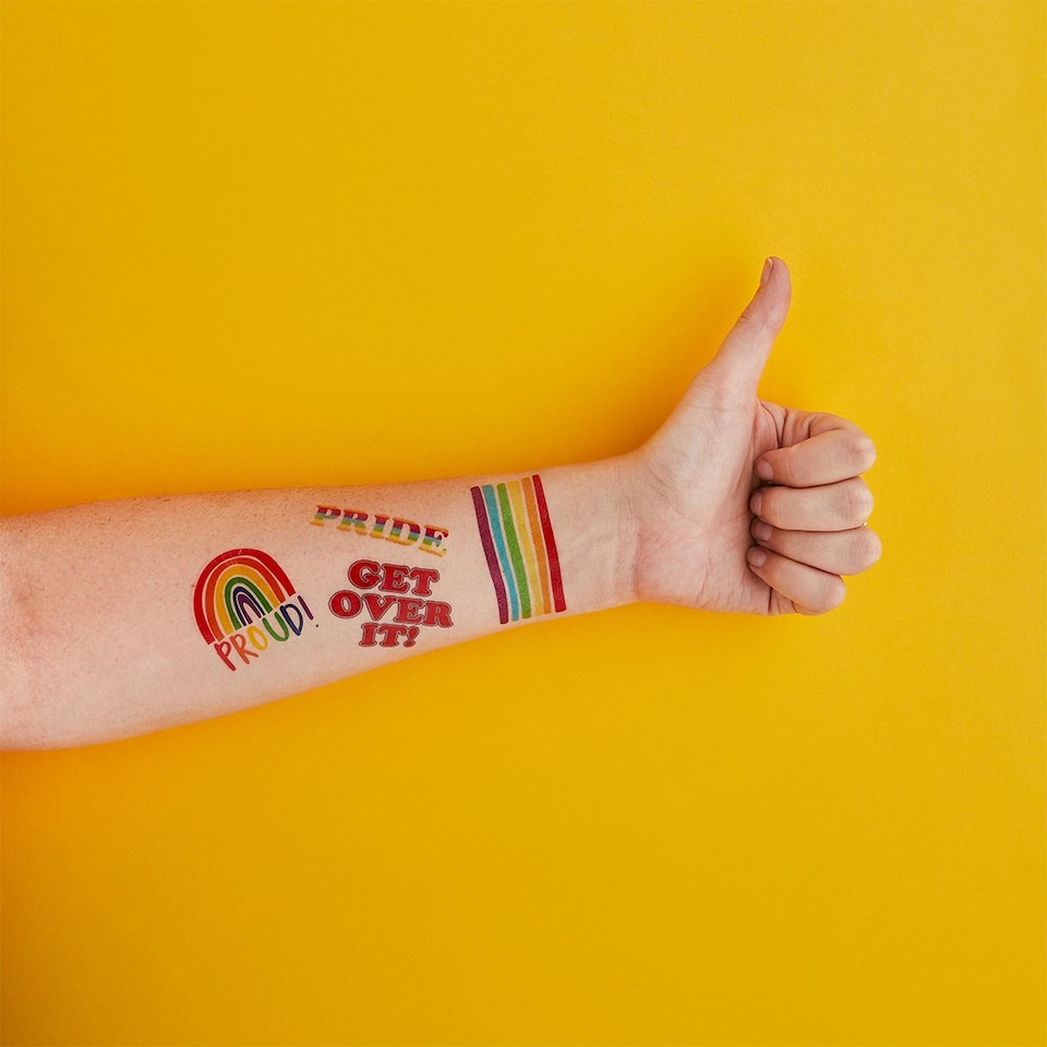 image 1 of Pride Temporary Tattoos - Pack of 2