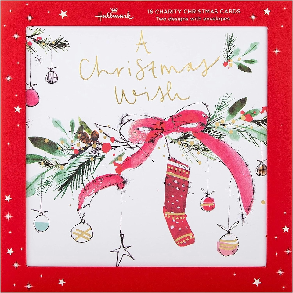 image 1 of Traditional Wish Designs, Pack of 16 Charity Christmas Cards
