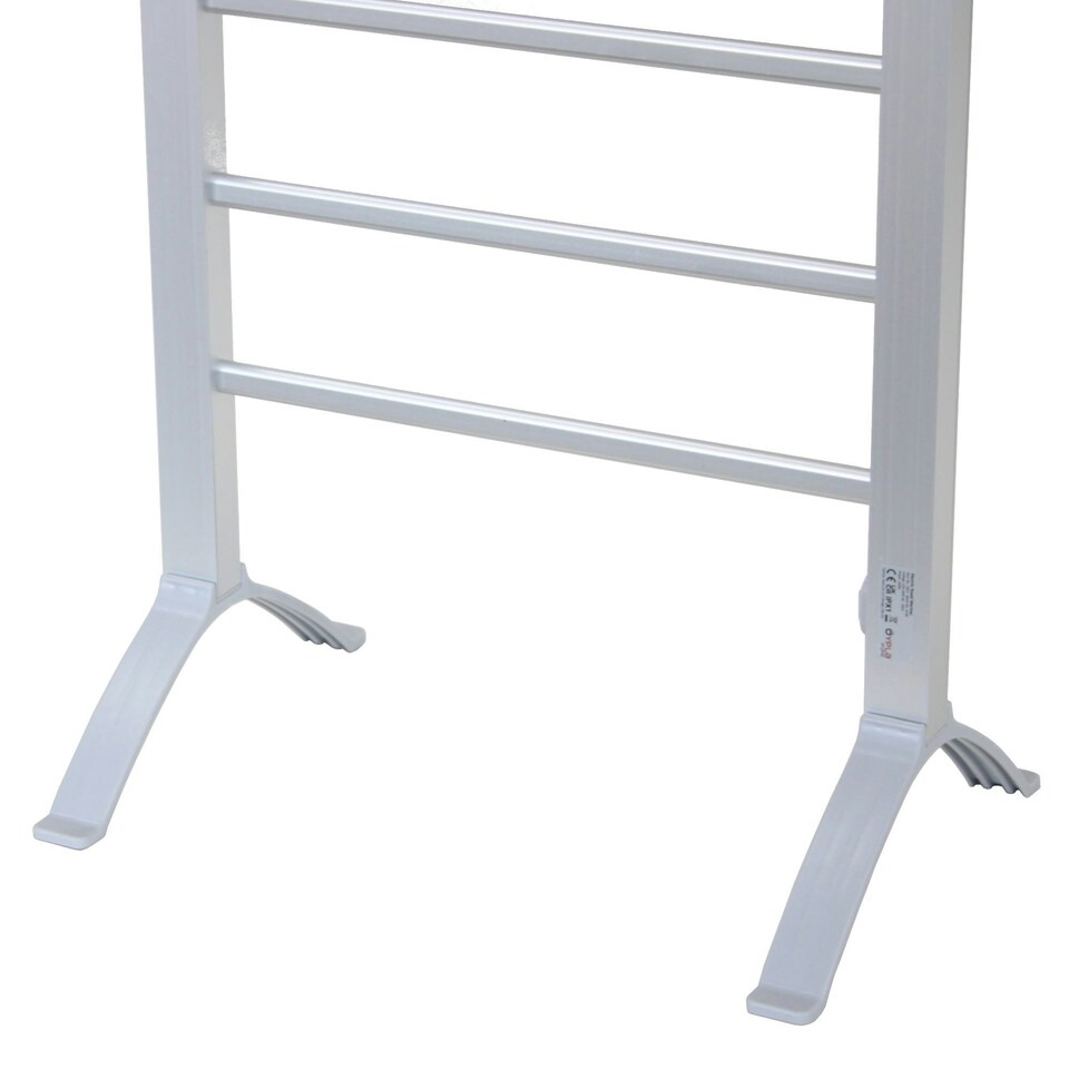 image 1 of Oypla Portable Aluminium Electric Towel Rail Warmer with 6 Heated Bars