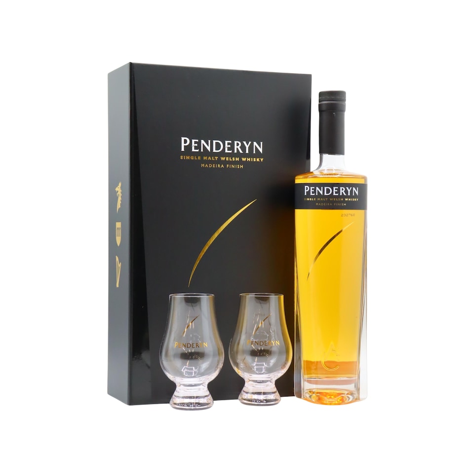 Penderyn - Madeira Finish Single Malt Welsh Whisky Glass Pack