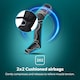 image 4 of GEEPAS 3-in-1 Foot Calf Thigh Massager with Hand-held Controller, Black