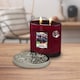 image 3 of Twin Wick Ellipse Soy Wax Candle - Simply Mulberry