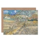 image 1 of Van Gogh Landscape Enclosed Field Peasant Art Card