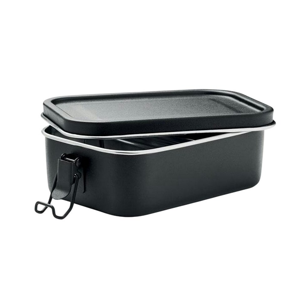 image 1 of MidOcean Chan Stainless Steel 750ml Lunch Box - Black - One Size