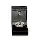 image 2 of Tottenham Hotspur FC Colour Stripe Ring - Silver/Blue/White - Small