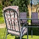 image 4 of Hectare 6 Seater Outdoor Furniture Rectangular Glass Table with Parasol Wine