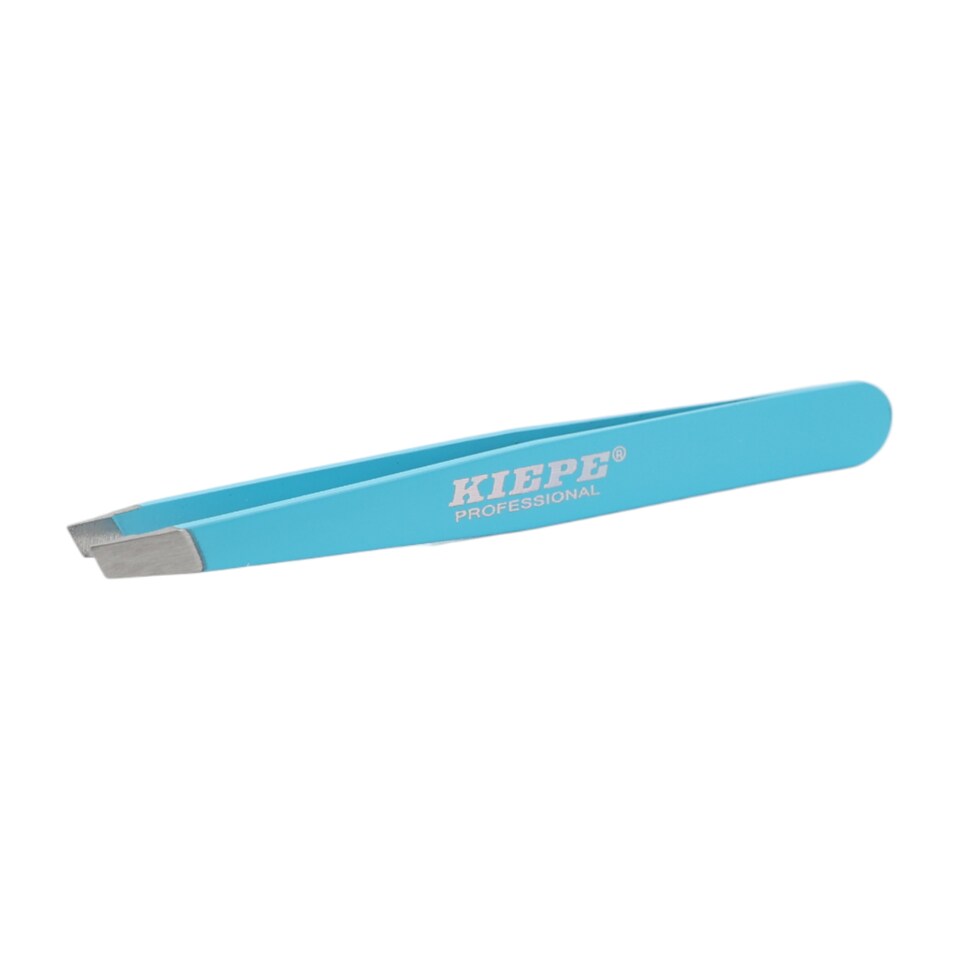 image 1 of Kiepe - Tweezer Oblique Tip Sea Blue 10cm