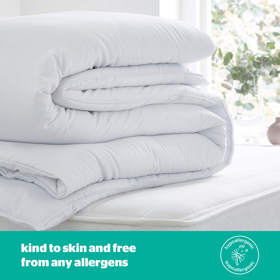 image 1 of Silentnight Just Like Down Duvet - 10.5 Tog | White | Single