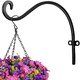 image 1 of Marco Paul Black Steel Wall Mounted Wall Hook 8"