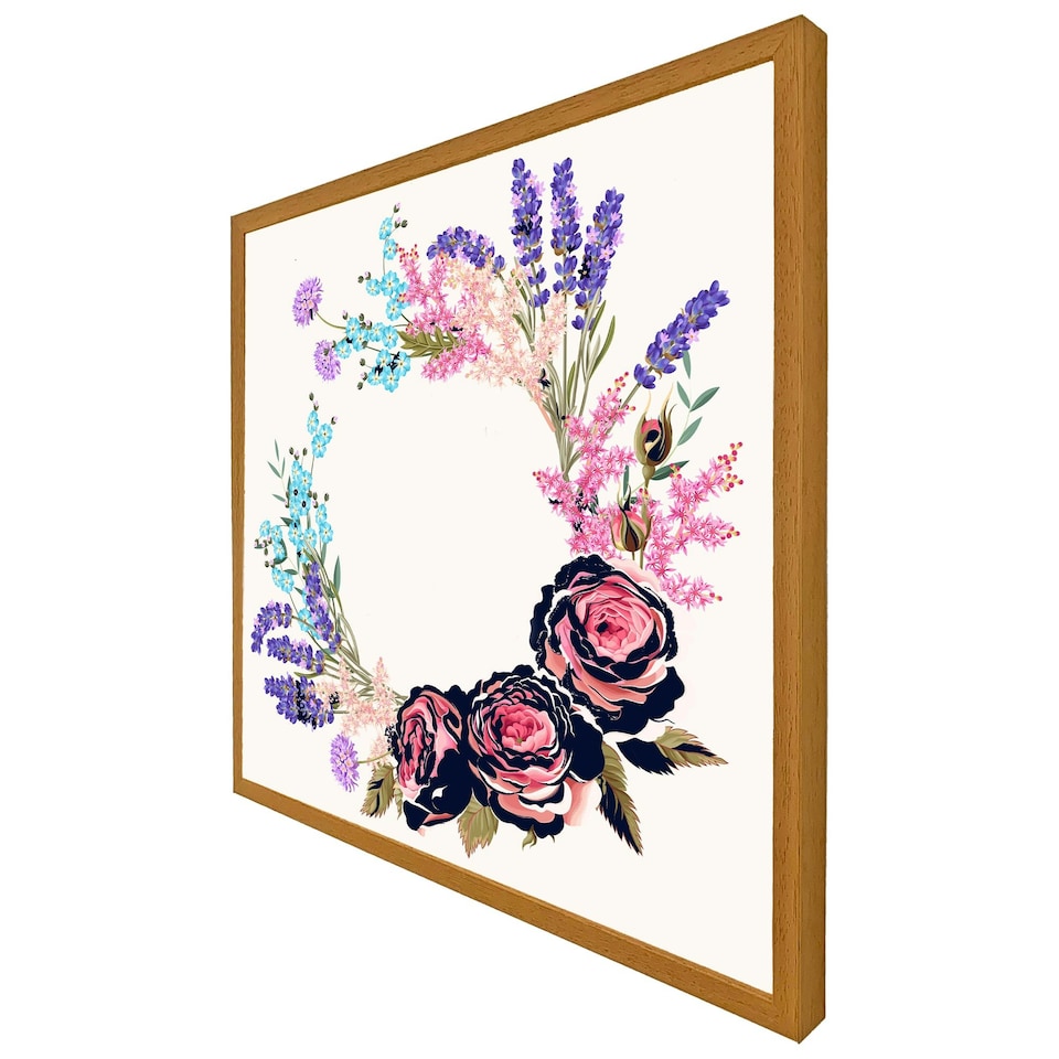 image 1 of Beautiful reath (Picture Frame) Grey | L
