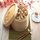 image 2 of KitchenCraft Steaming Basket Wood Bamboo 2 Tier 25cm