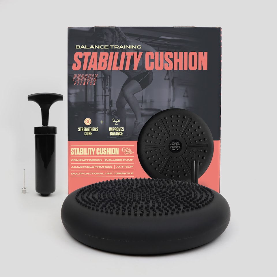 image 1 of Phoenix Fitness Wobble Cushion - Black | Black