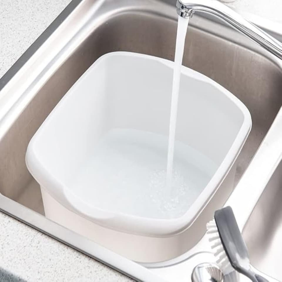 image 1 of Addis 8L Small Rectangular Bowl – White