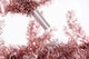 image 9 of 4FT Artificial Christmas Tree Rose Gold Shiny Tinsel Tips | Pink | 4ft