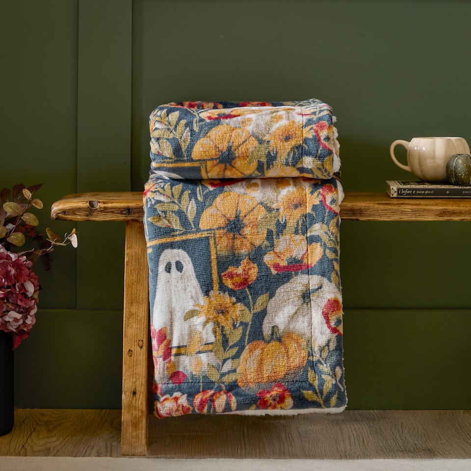 image 1 of Furn Bootanical Sherpa Fleece Throw