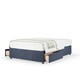 image 1 of Signature Platinum 2000 Pocket Sprung Midnight Linen 2 Drawer Divan Set Double