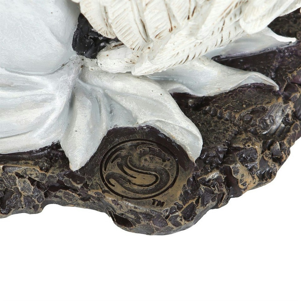 image 1 of Spiral Direct Captive Spirit Angel Figurine - White/Black - One Size