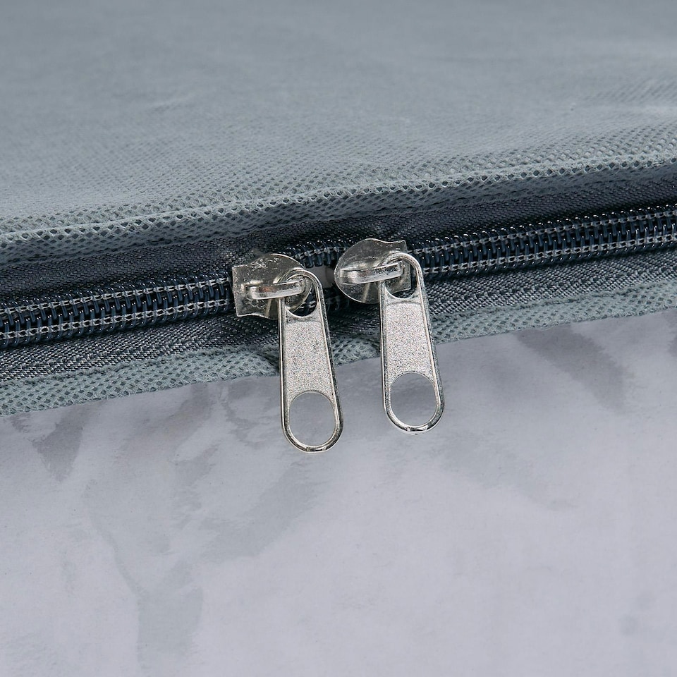 image 1 of OHS 2 Pack Foldable Underbed Wardrobe Clothes Organiser Storage Bags, Large - Charcoal