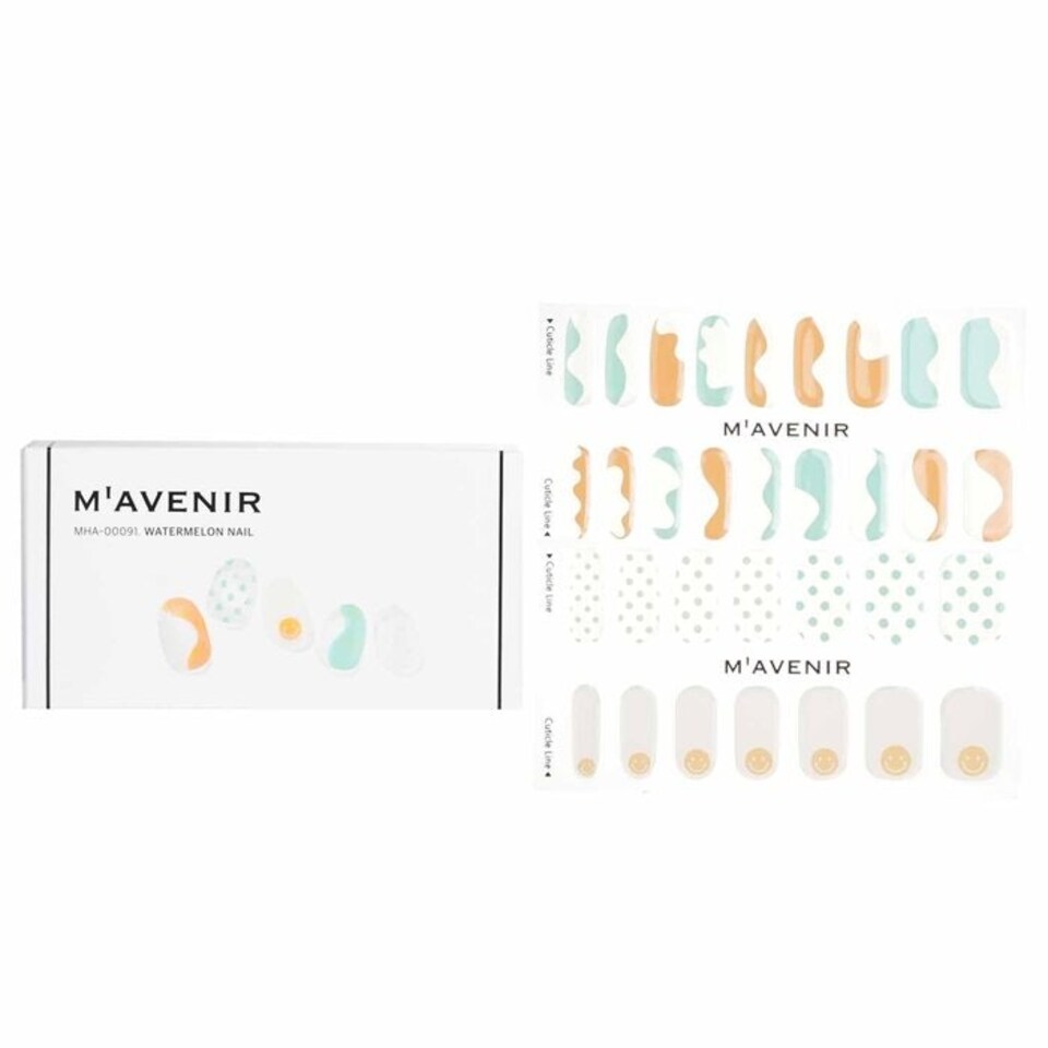 image 1 of Nail Sticker (patterned) - # Watermelon Nail - 32pcs Multi