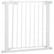image 1 of Pawhut Pet Safety Gate Door Barrier Dog Metal Indoor Fence White 75-82cm